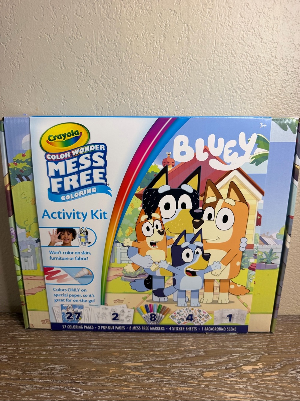 Crayola Color Mess Free Coloring Activity Bluey Wonder Mess Free Coloring Kit